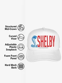Shelby Cobra Big Type Foam Trucker Hat