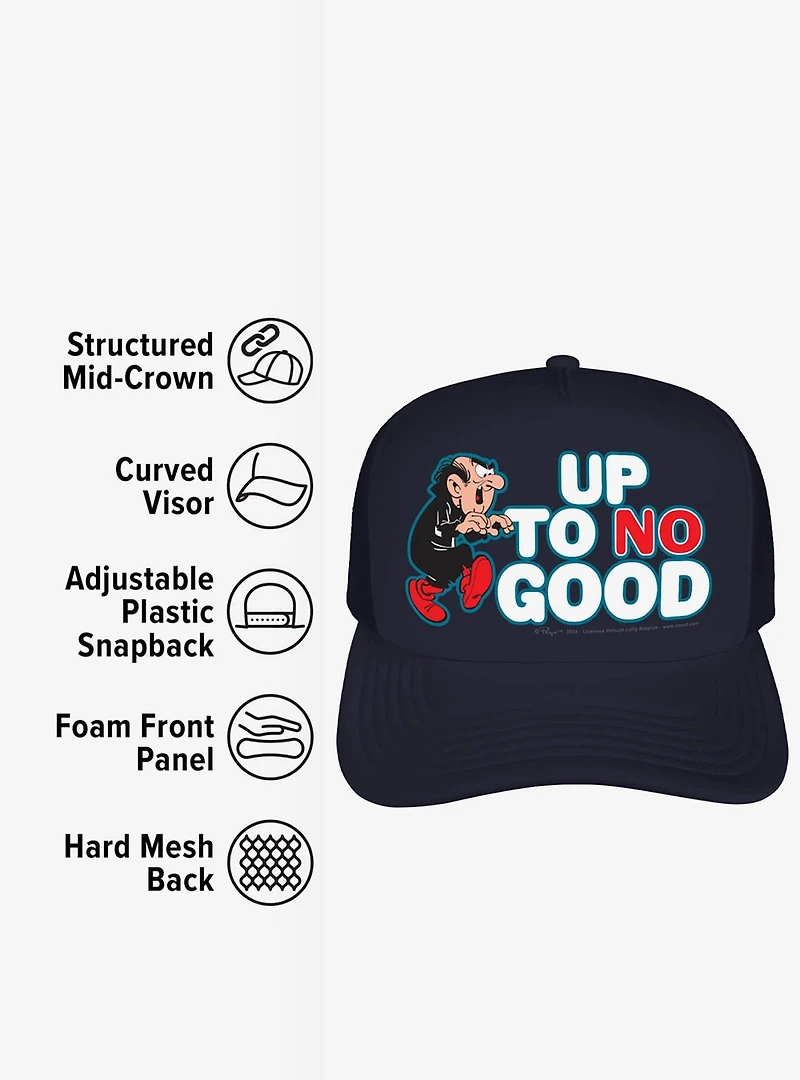 The Smurfs Up To No Good Foam Trucker Hat