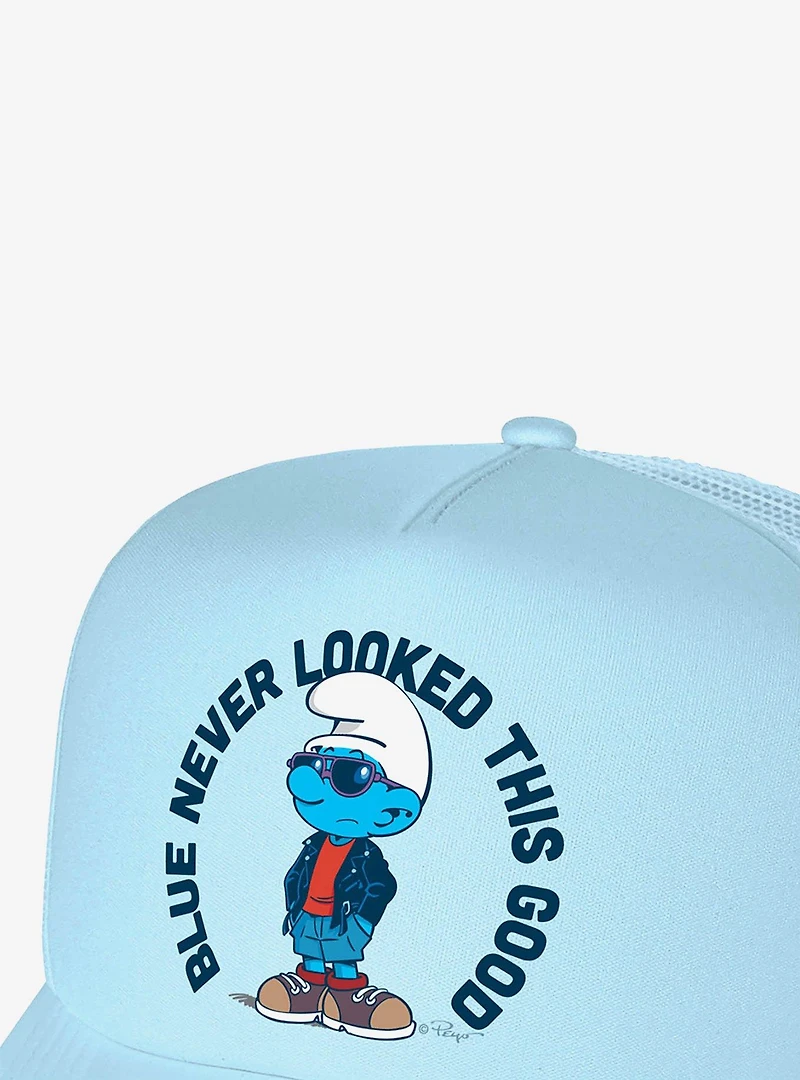 The Smurfs Blue Never Looked This Good Foam Trucker Hat