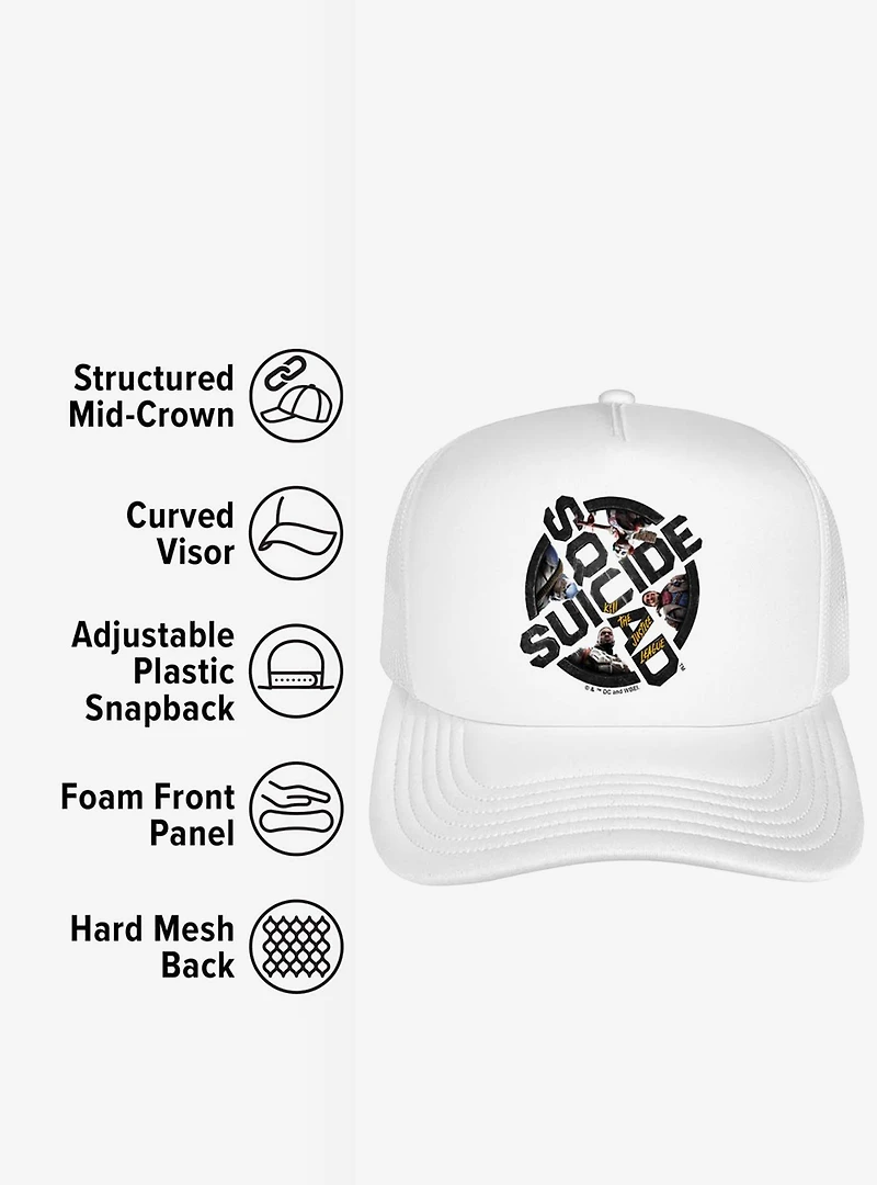 Suicide Squad: Kill The Justice League Logo Foam Trucker Hat