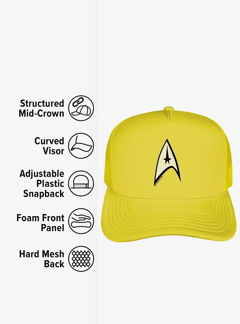 Star Trek Command Shield Foam Trucker Hat