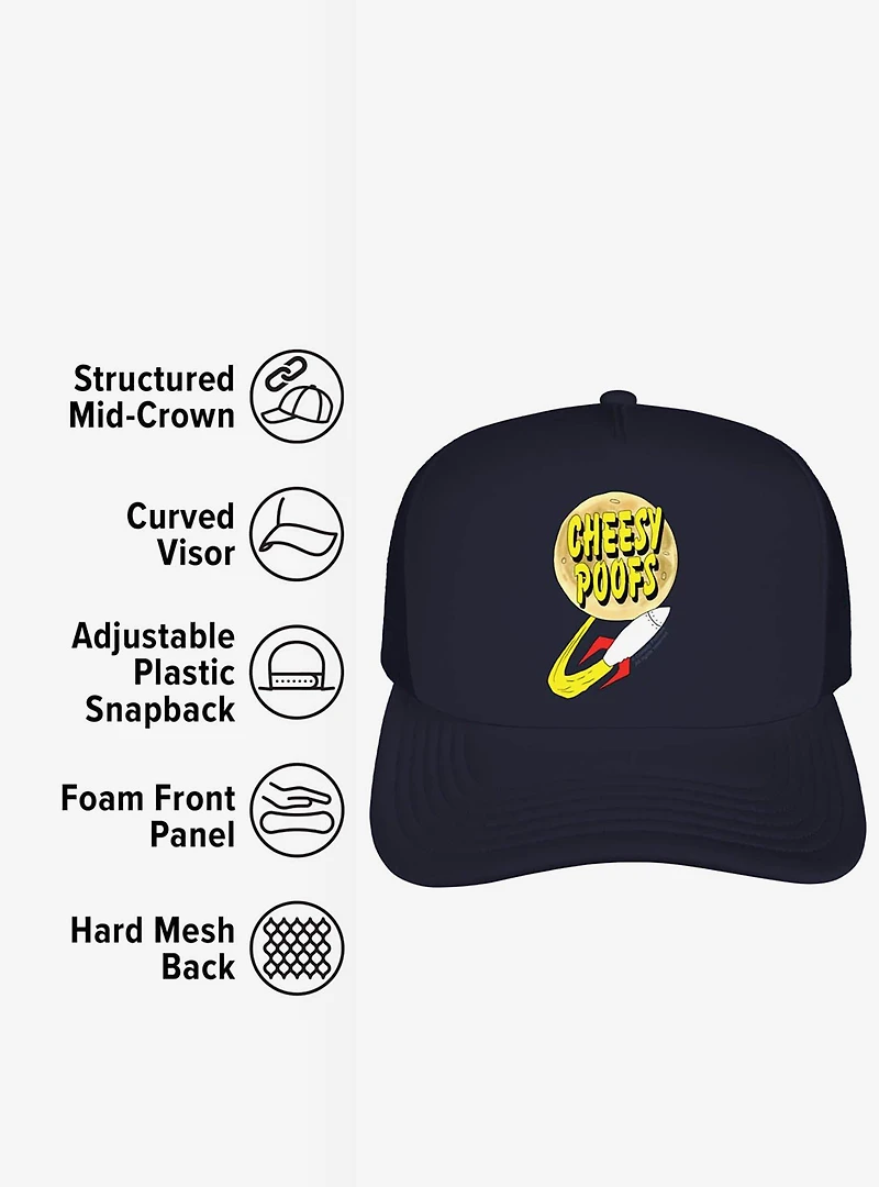 South Park Cheesy Poofs Logo Foam Trucker Hat