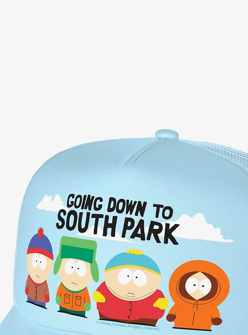 South Park Going Down To South Park Group Foam Trucker Hat