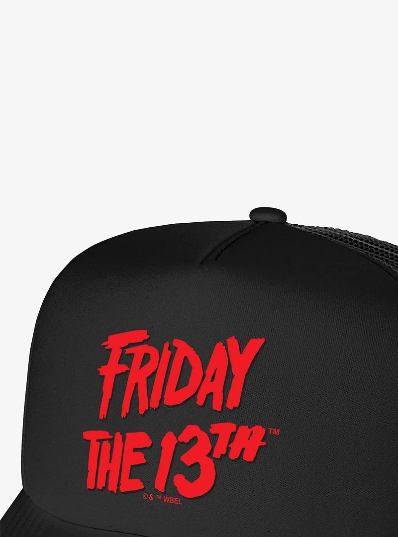 Friday The 13th Logo Foam Trucker Hat