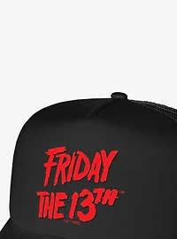 Friday The 13th Logo Foam Trucker Hat