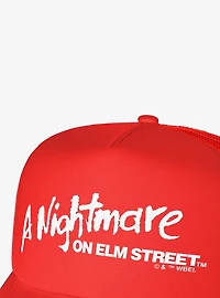 A Nightmare On Elm Street Logo Foam Trucker Hat