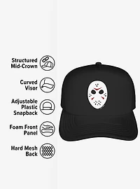 Friday The 13th Simple Mask Foam Trucker Hat