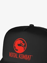 Mortal Kombat Dragon Logo Foam Trucker Hat