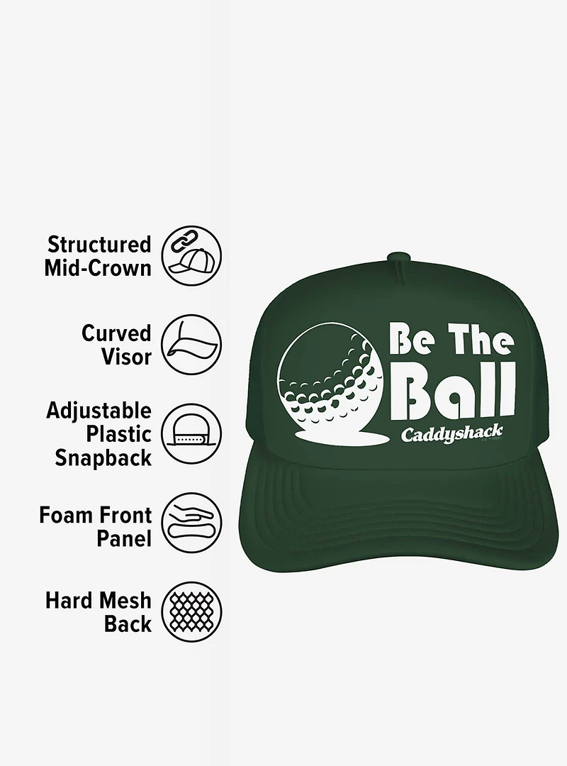 Caddyshack Be The Ball Foam Trucker Hat