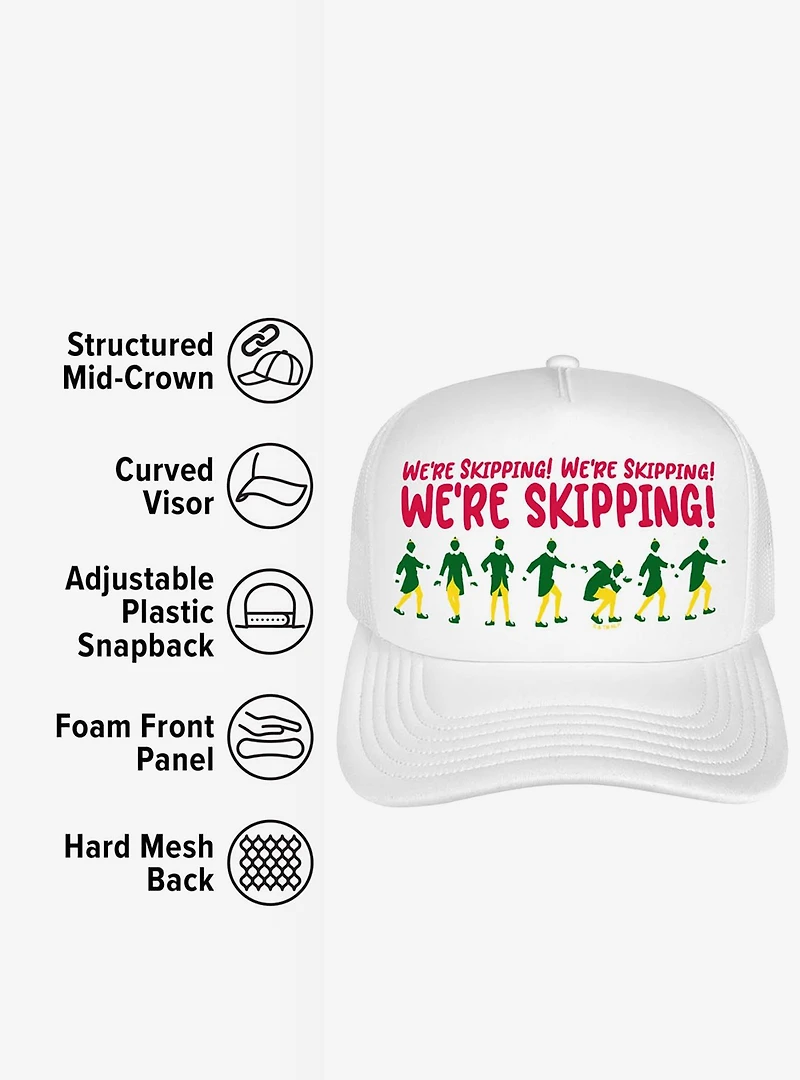 Elf We're Skipping Foam Trucker Hat