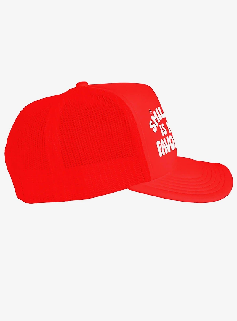 Elf Smiling Is My Favorite Foam Trucker Hat