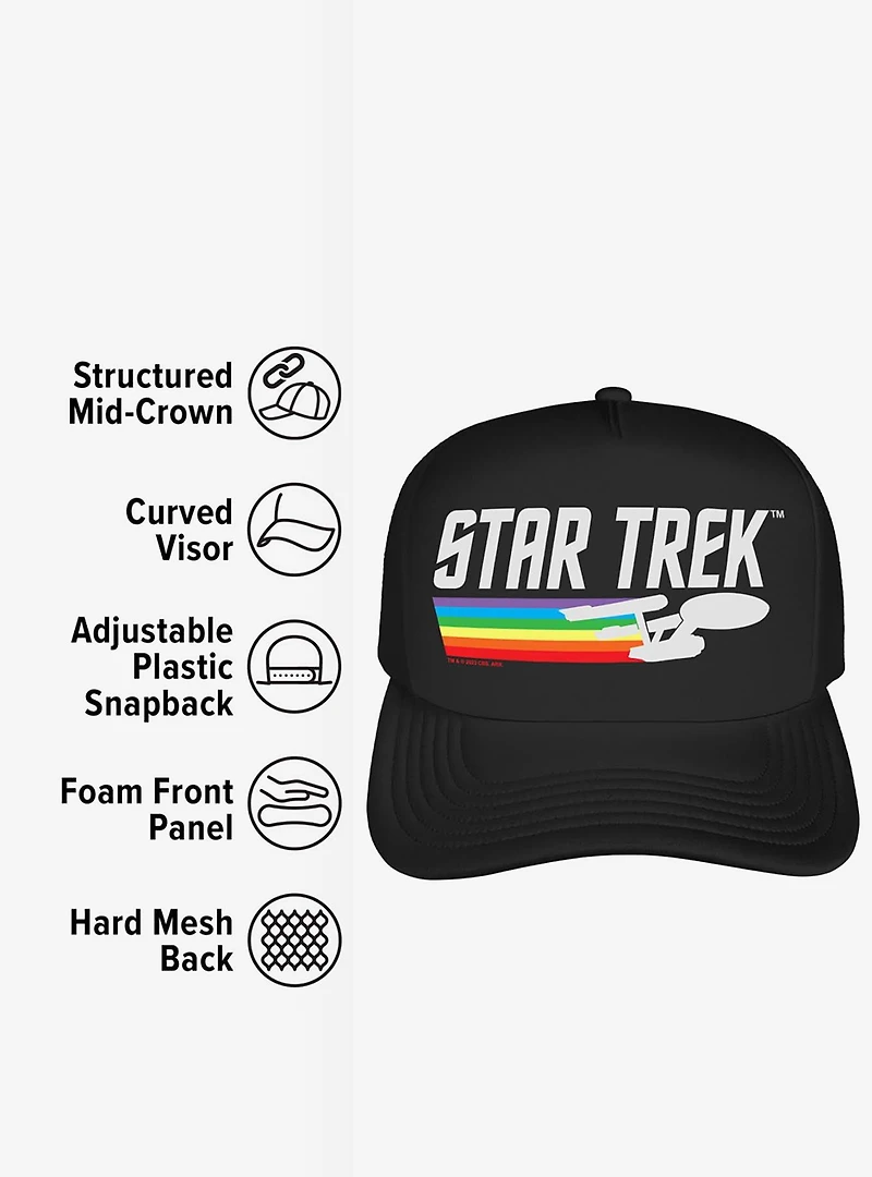 Star Trek Pride Foam Trucker Hat