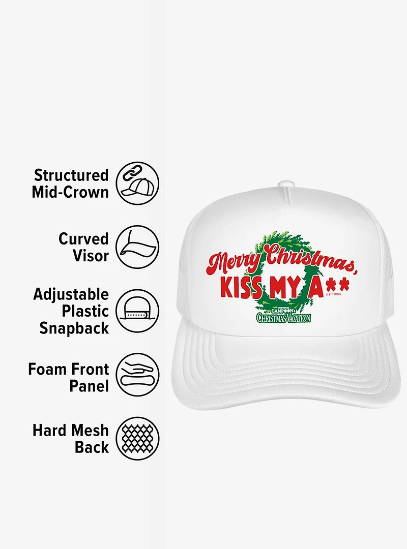 National Lampoon's Christmas Vacation Merry Christmas Kiss My Foam Trucker Hat