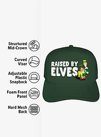 Elf Raised By Elves Foam Trucker Hat