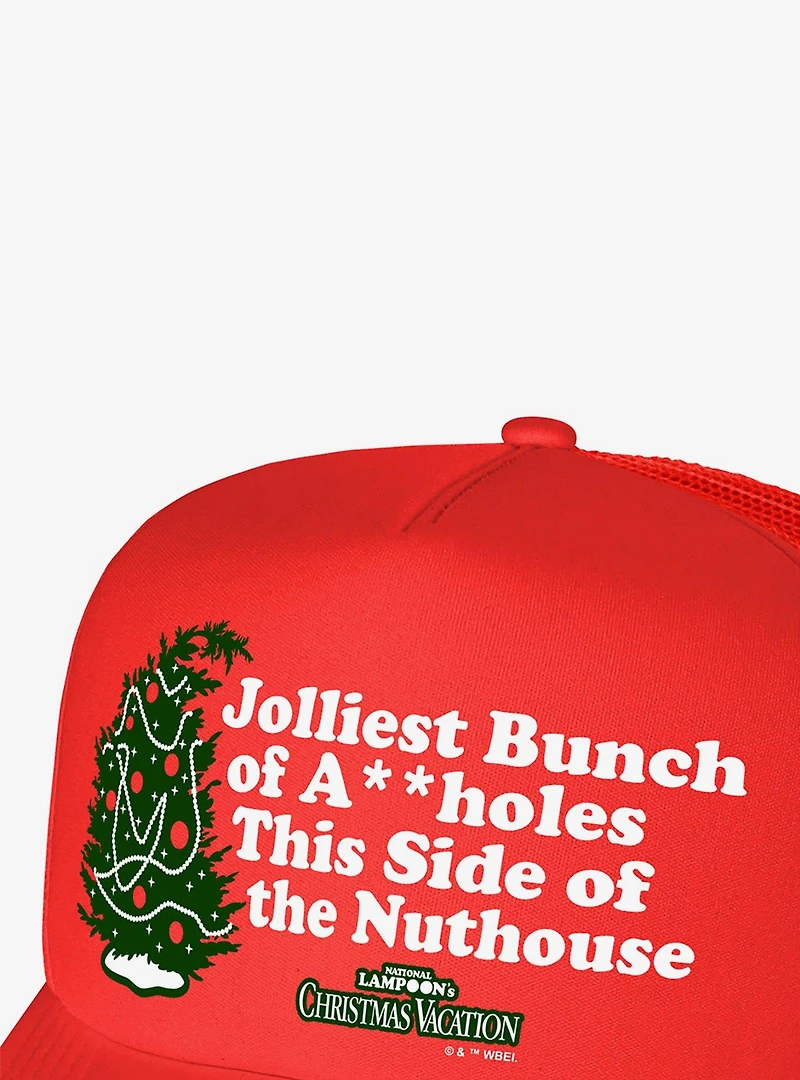 National Lampoon's Christmas Vacation Jolliest Bunch Of A-Holes Foam Trucker Hat