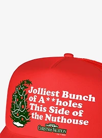 National Lampoon's Christmas Vacation Jolliest Bunch Of A-Holes Foam Trucker Hat