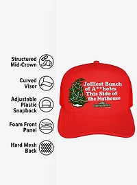 National Lampoon's Christmas Vacation Jolliest Bunch Of A-Holes Foam Trucker Hat