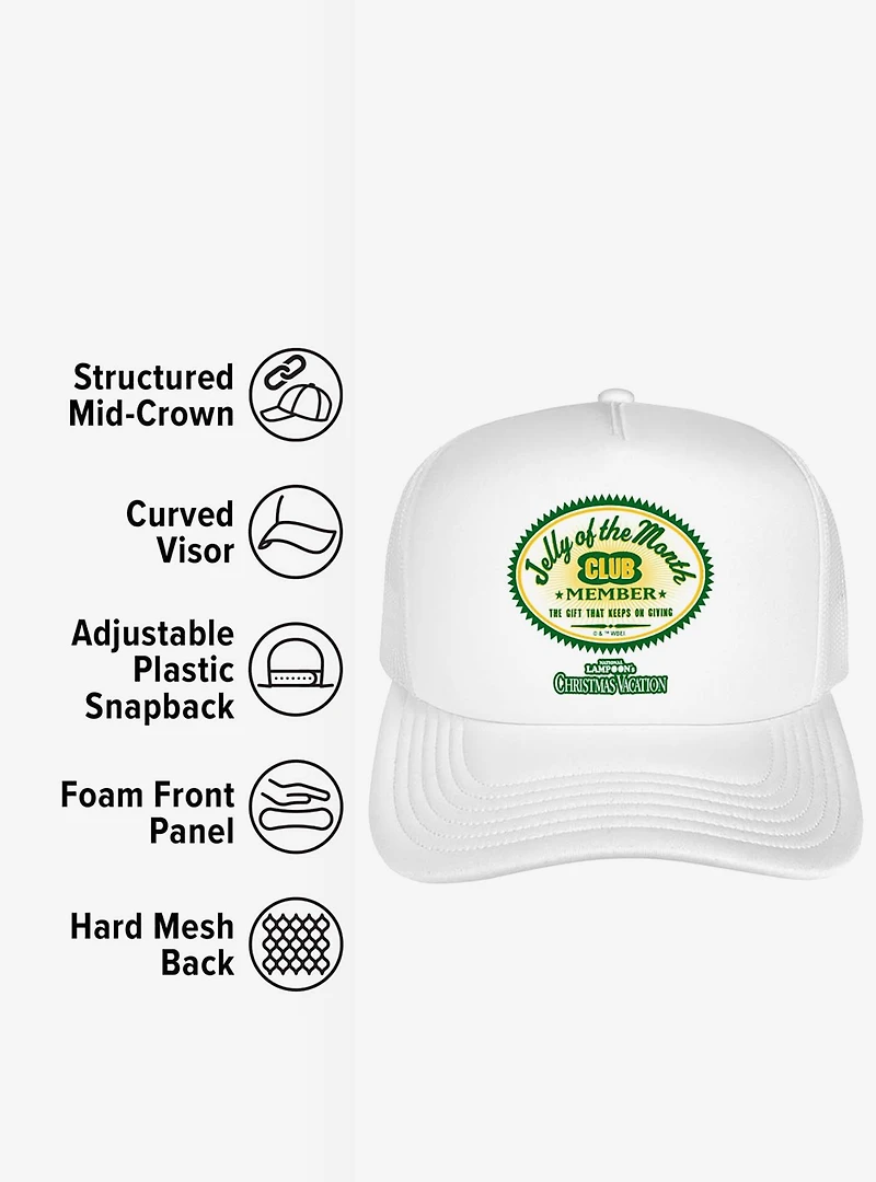 National Lampoon's Christmas Vacation Jelly Of The Month Club Foam Trucker Hat