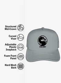 Mortal Kombat Klassic Symbol Foam Trucker Hat
