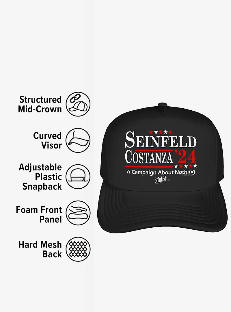 Seinfeld Costanza 24 Foam Trucker Hat