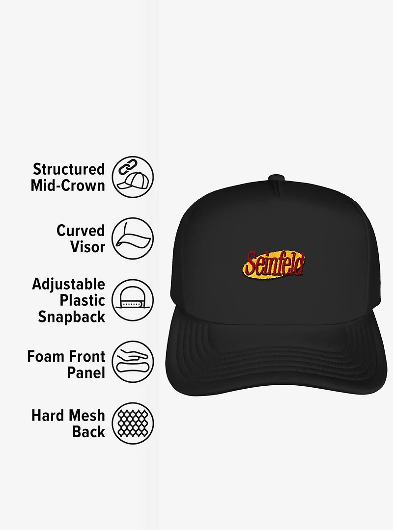 Seinfeld Logo Foam Trucker Hat