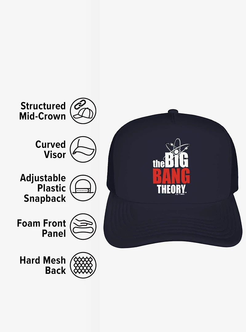 Big Bang Theory Logo Foam Trucker Hat
