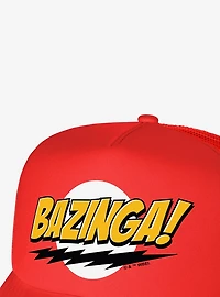 The Big Bang Theory Sheldon Bazinga Foam Trucker Hat