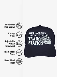 Yellowstone Train Station Foam Trucker Hat