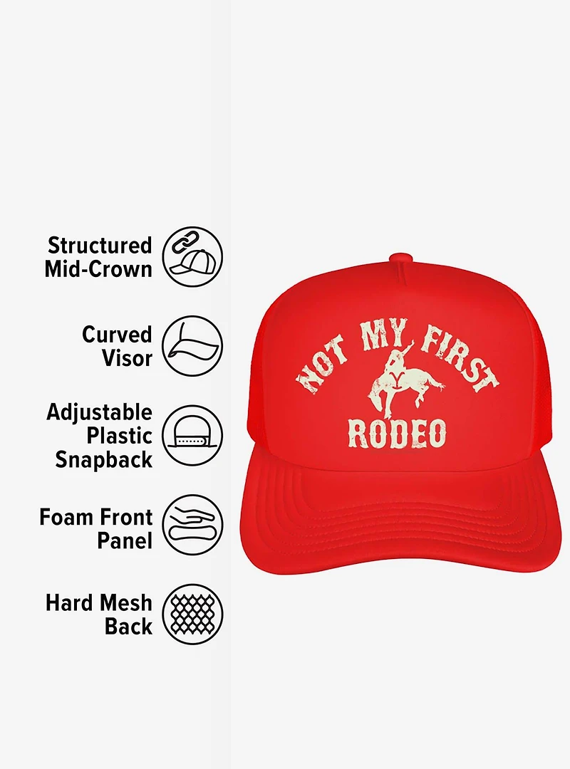 Yellowstone Not My First Rodeo Foam Trucker Hat