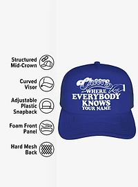 Cheers Where Everybody Knows Your Name Foam Trucker Hat