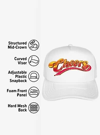 Cheers Bright Logo Foam Trucker Hat