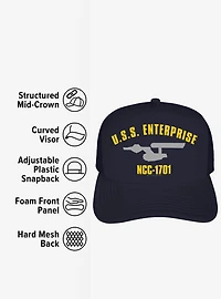 Star Trek Enterprise NCC-1701 Foam Trucker Hat