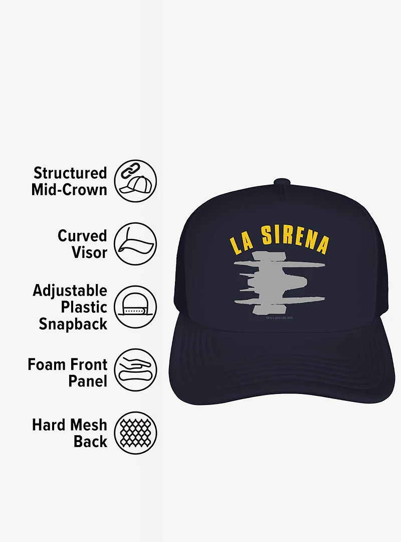 Star Trek: Picard La Sirena NAR-93131 Foam Trucker Hat