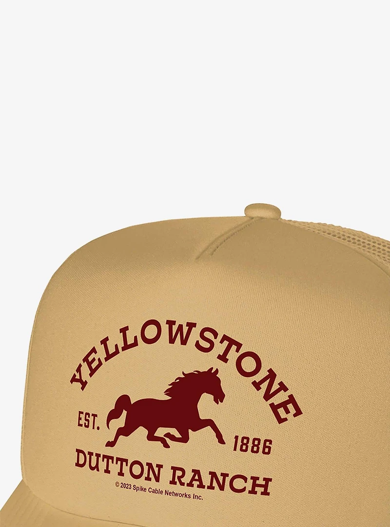Yellowstone Dutton Ranch 1886 Foam Trucker Hat