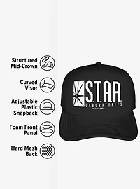 The Flash Star Labs Logo Foam Trucker Hat