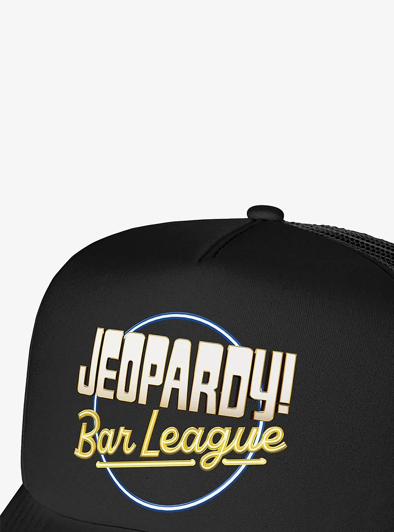 Jeopardy Bar League Logo Foam Trucker Hat