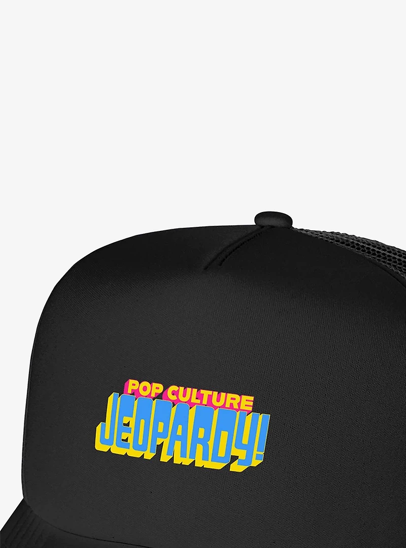 Pop Culture Jeopardy Logo Foam Trucker Hat