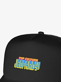 Pop Culture Jeopardy Logo Foam Trucker Hat