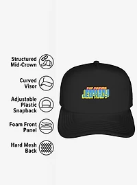 Pop Culture Jeopardy Logo Foam Trucker Hat