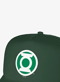 Green Lantern White Logo Foam Trucker Hat