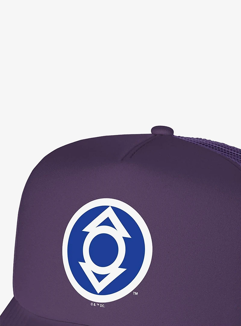 Green Lantern Blackest Night Indigo Lantern Foam Trucker Hat