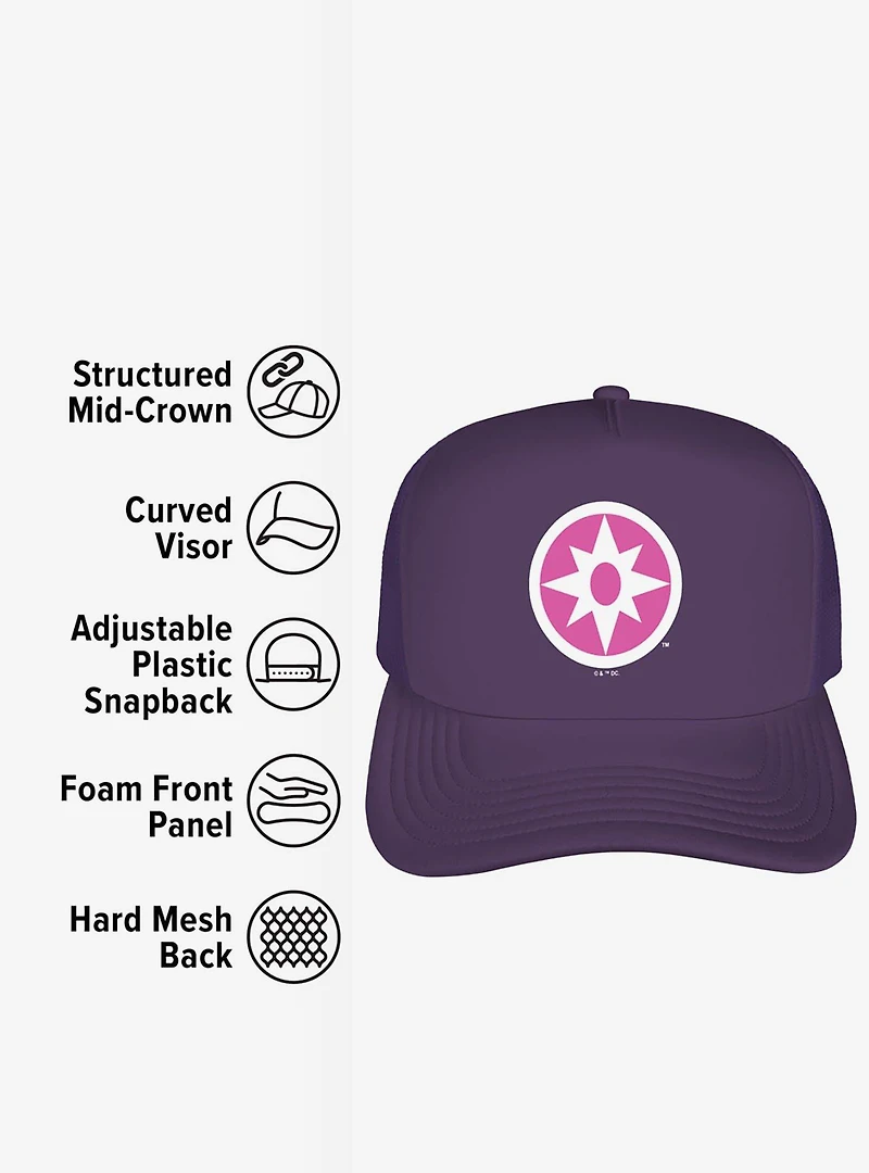 Green Lantern Blackest Night Star Sapphire Foam Trucker Hat