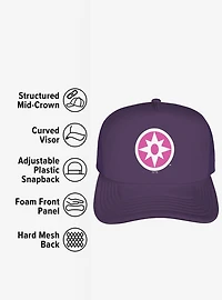 Green Lantern Blackest Night Star Sapphire Foam Trucker Hat