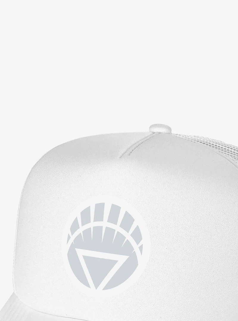 Green Lantern Blackest Night White Lantern Logo Foam Trucker Hat
