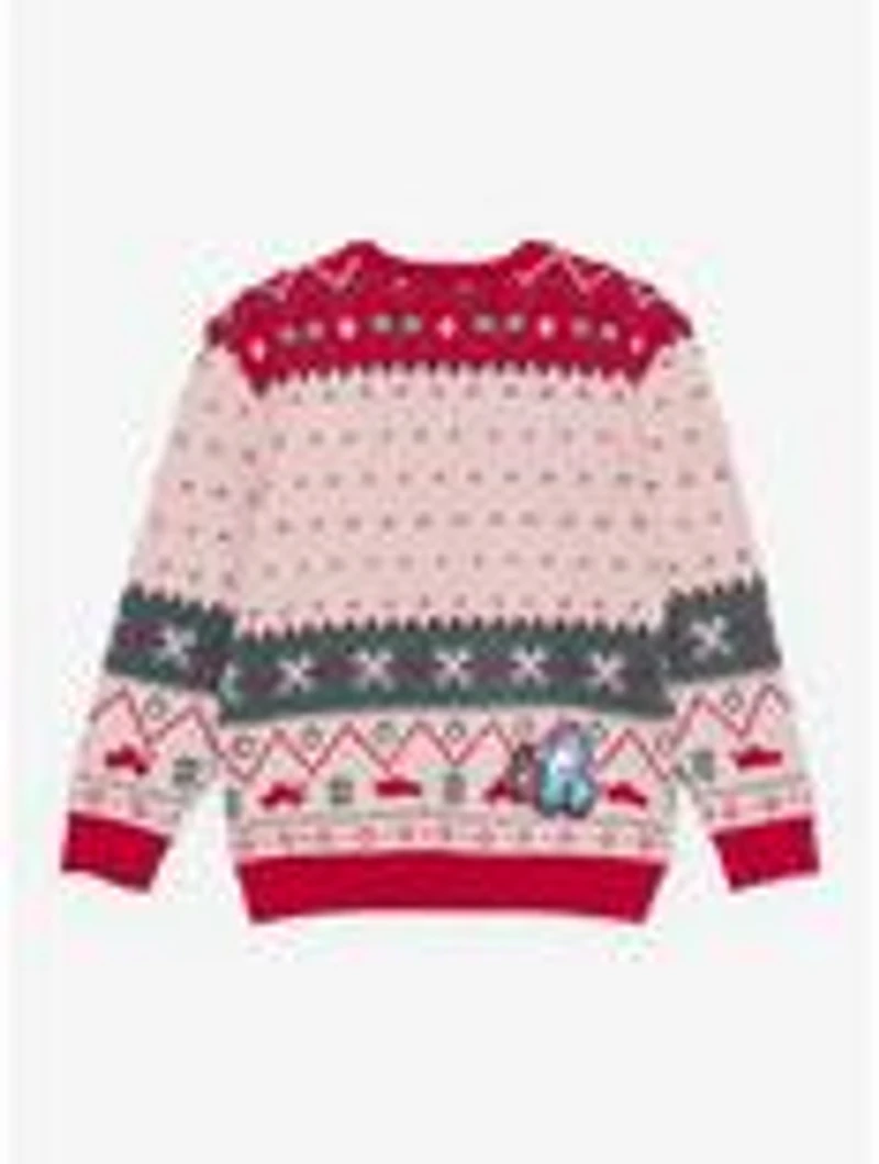 Disney Pixar Cars Lightning McQueen & Mater Holiday Youth Sweater - BoxLunch Exclusive