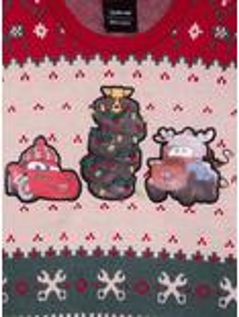 Disney Pixar Cars Lightning McQueen & Mater Holiday Youth Sweater - BoxLunch Exclusive