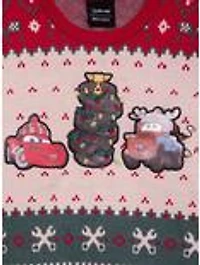 Disney Pixar Cars Lightning McQueen & Mater Holiday Youth Sweater - BoxLunch Exclusive