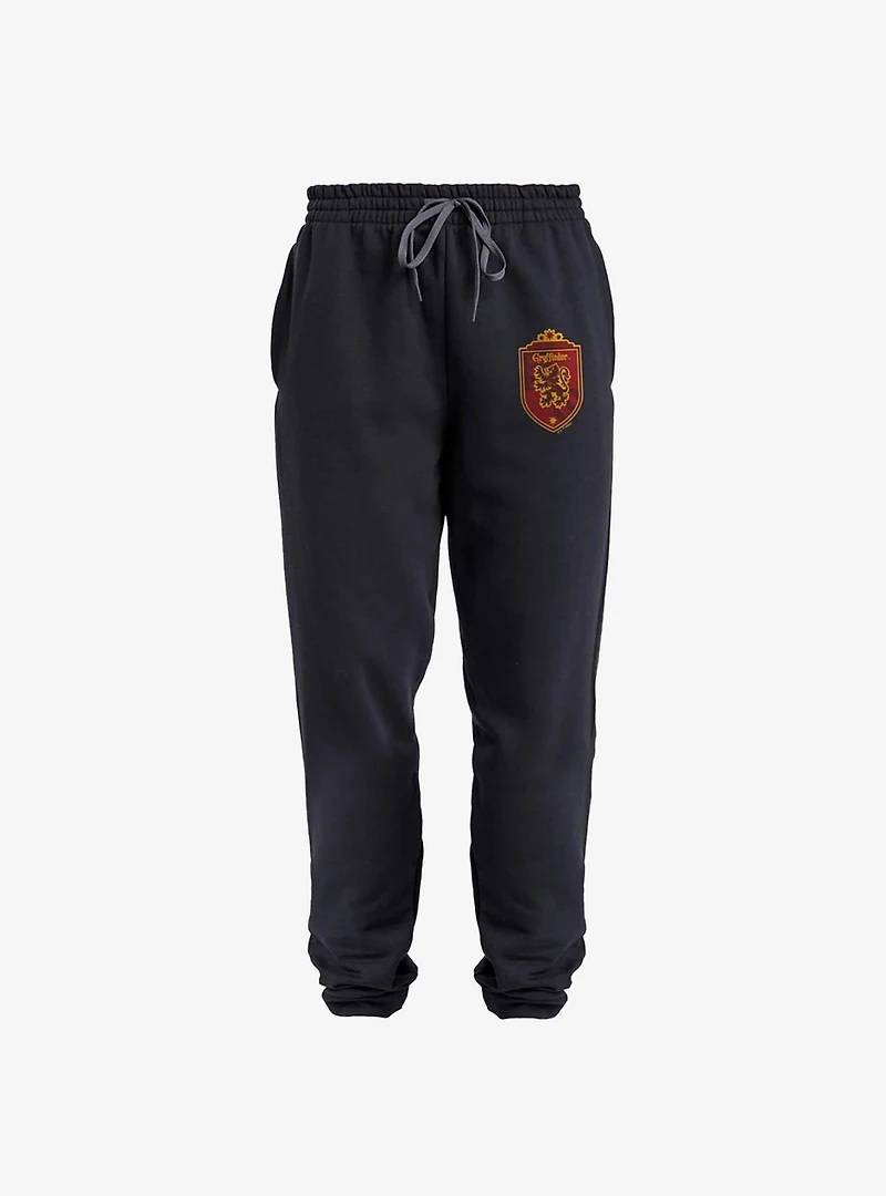 Harry Potter Gryffindor Plaid Crest Jogger Sweatpants