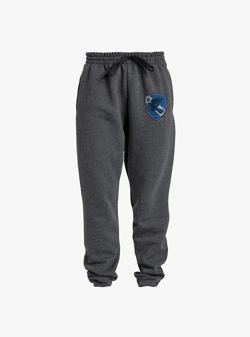 Harry Potter Ravenclaw Plaid Crest Jogger Sweatpants
