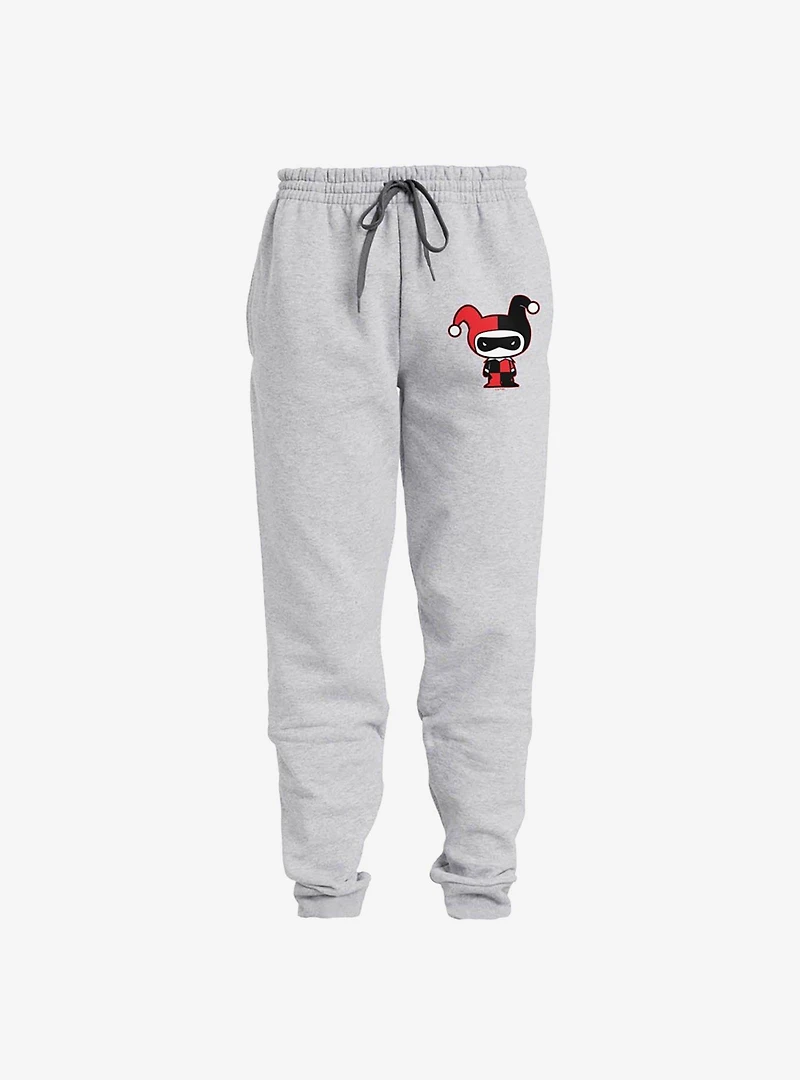 DC Comics Harley Quinn Cute Chibi Character Jogger Sweatpants